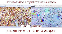 Уникальное воздействие на кровь. Эксперимент «ПИРАМИДА»